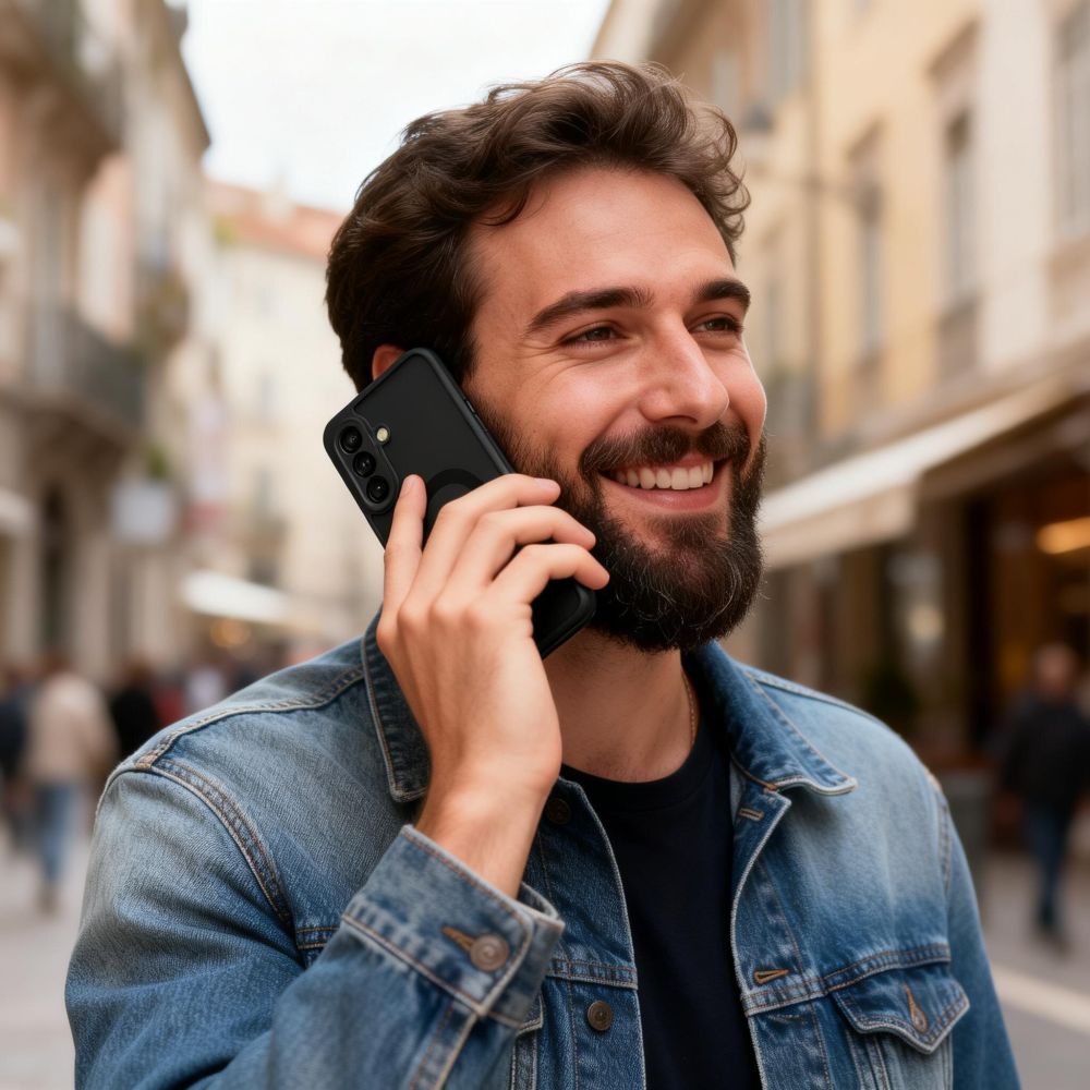 Pokrowiec Tech-Protect Magmat Magsafe czarny Samsung Galaxy A57 5G / 3 Pokrowiec Tech-Protect Magmat Magsafe czarny Samsung Galaxy A57 5G / 3