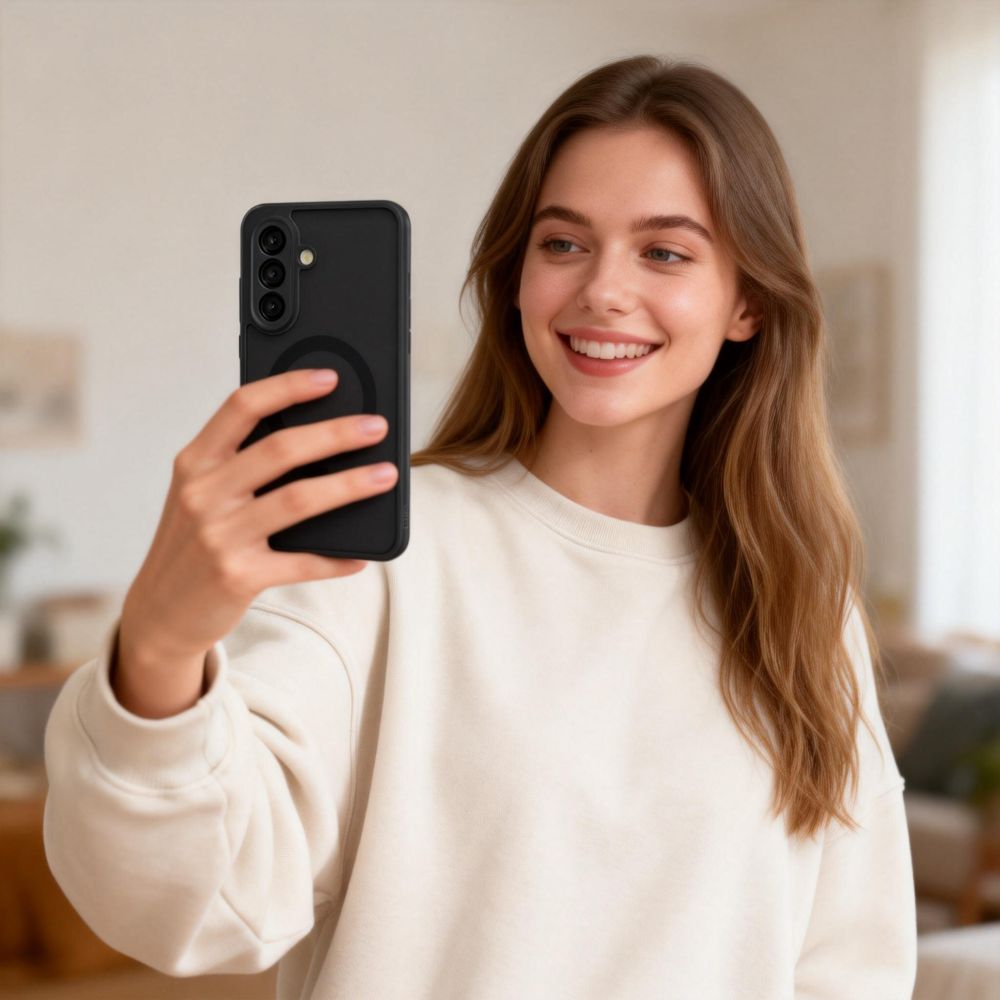 Pokrowiec Tech-Protect Magmat Magsafe czarny Samsung Galaxy A57 5G / 5 Pokrowiec Tech-Protect Magmat Magsafe czarny Samsung Galaxy A57 5G / 5