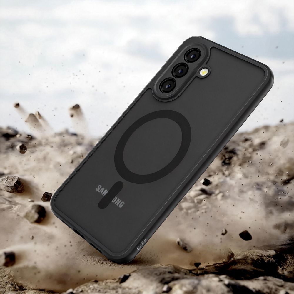 Pokrowiec Tech-Protect Magmat Magsafe czarny Samsung Galaxy A57 5G / 7 Pokrowiec Tech-Protect Magmat Magsafe czarny Samsung Galaxy A57 5G / 7