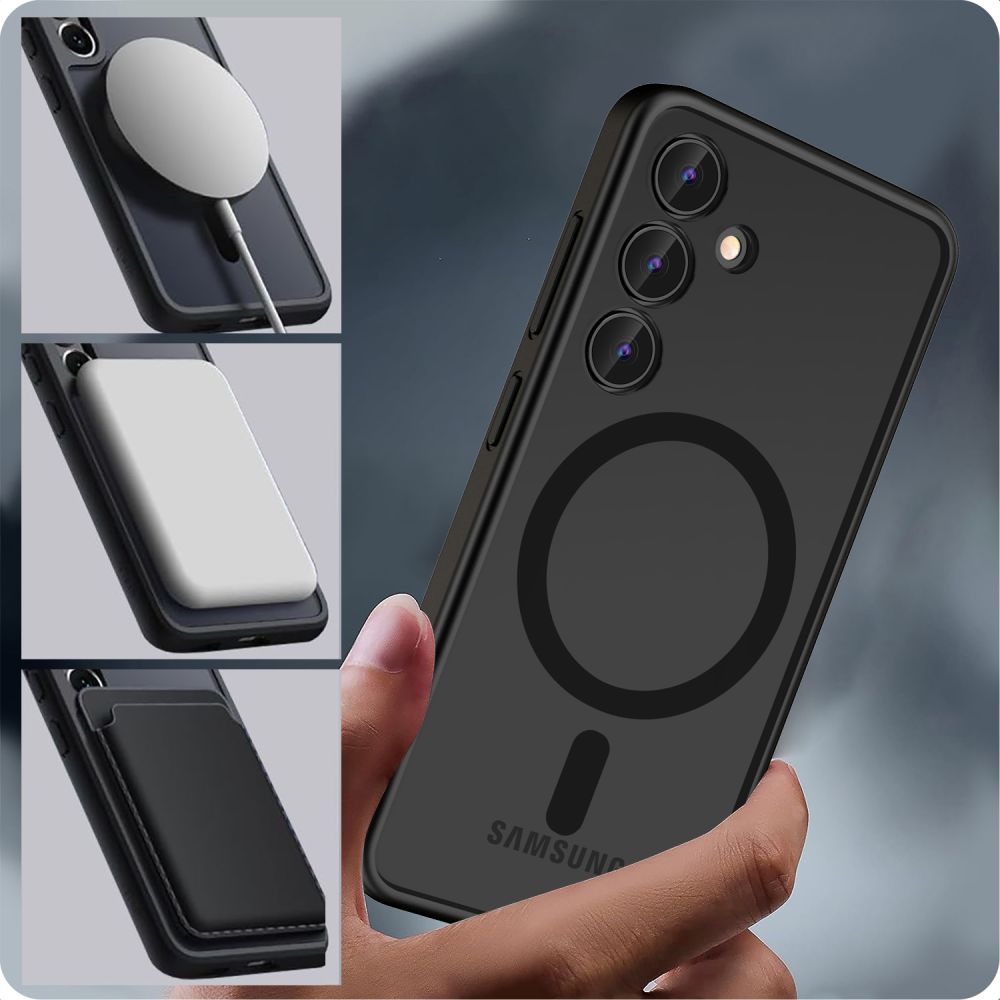 Pokrowiec Tech-Protect Magmat Magsafe czarny Samsung Galaxy S24 Plus / 2 Pokrowiec Tech-Protect Magmat Magsafe czarny Samsung Galaxy S24 Plus / 2