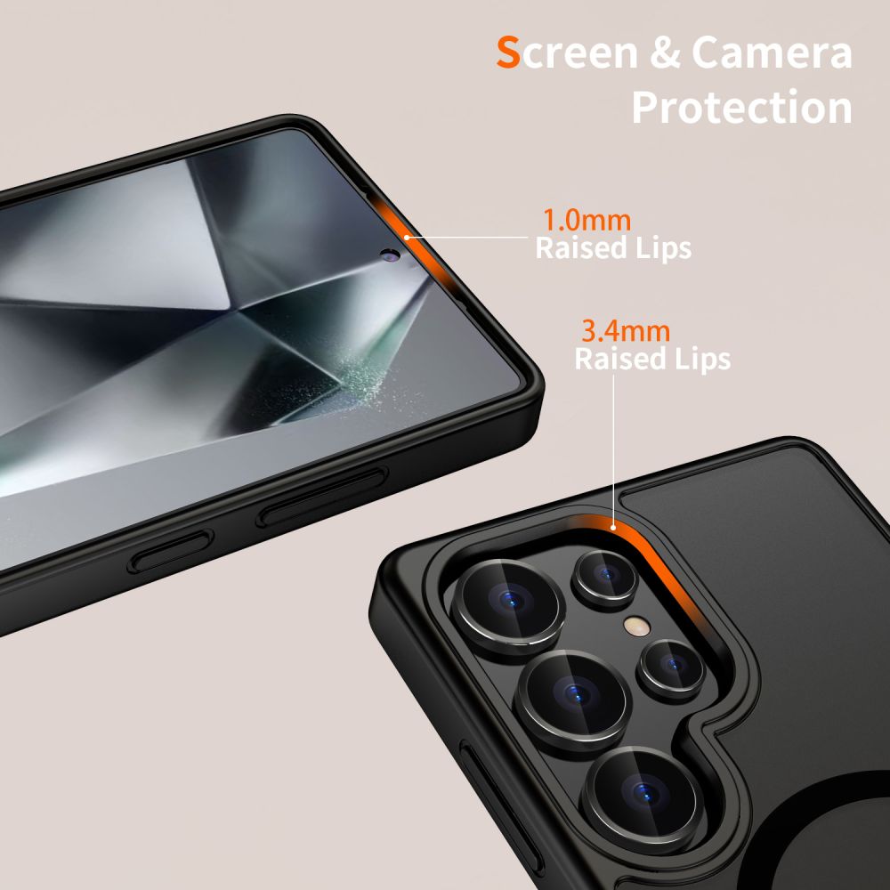 Pokrowiec Tech-Protect Magmat Magsafe czarny Samsung Galaxy S25 Ultra / 3