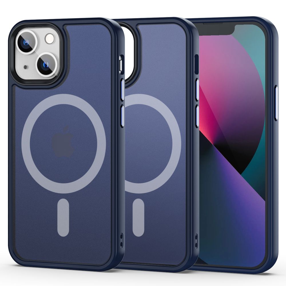 Pokrowiec Tech-Protect Magmat Magsafe granatowy Apple iPhone 13 Mini