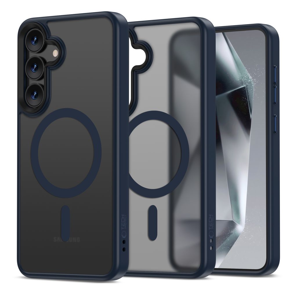 Pokrowiec Tech-Protect Magmat Magsafe granatowy Samsung Galaxy S25