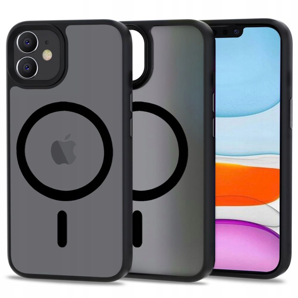 Pokrowiec Tech-Protect Magmat Magsafe czarny Apple iPhone 11