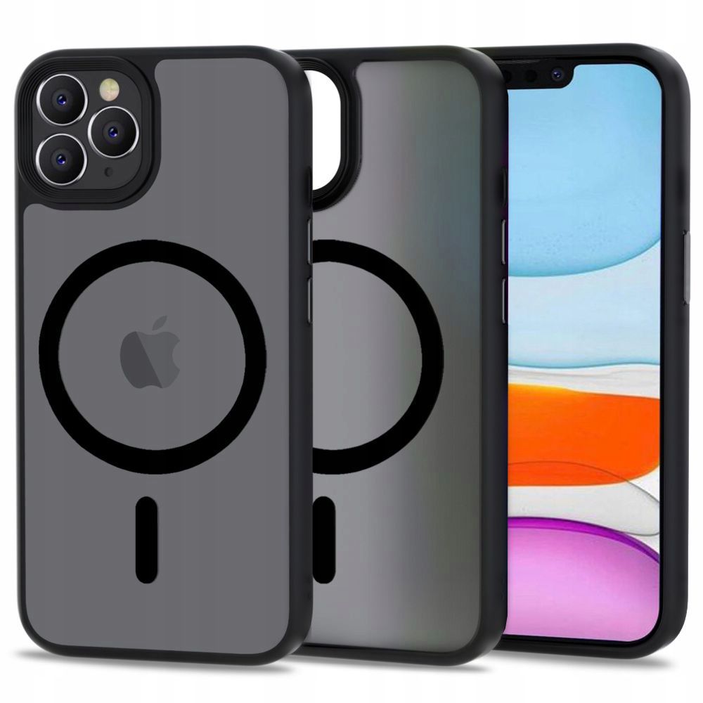 Pokrowiec Tech-Protect Magmat Magsafe czarny Apple iPhone 11 Pro Max