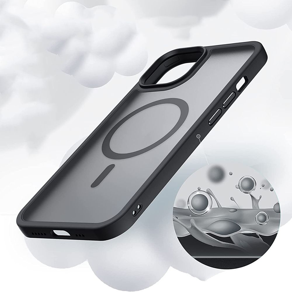 Pokrowiec Tech-Protect Magmat Magsafe czarny Apple iPhone 14 / 5