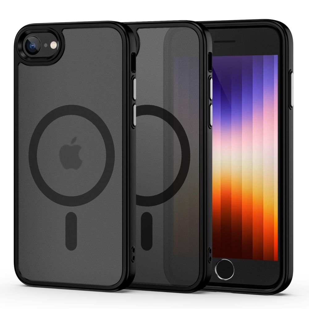 Pokrowiec Tech-Protect Magmat Magsafe czarny Apple iPhone SE 2020