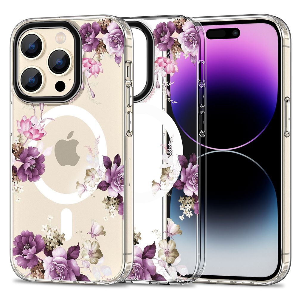 Pokrowiec Tech-Protect Magmood Magsafe wzór spring floral Apple iPhone 15 Pro Pokrowiec Tech-Protect Magmood Magsafe wzór spring floral Apple iPhone 15 Pro