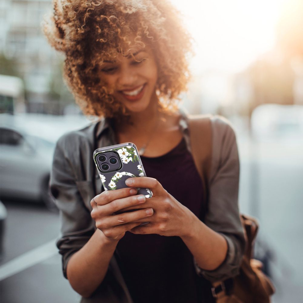 Pokrowiec Tech-Protect Magmood Magsafe wzr�r spring daisy Apple iPhone 15 Pro Max / 3