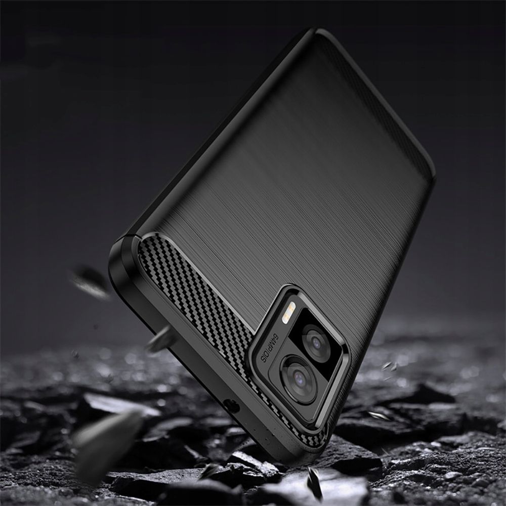 Pokrowiec Tech-Protect TpuCarbon czarny Motorola Edge 30 Neo / 3