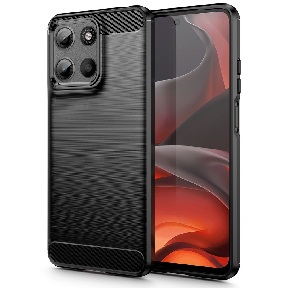 Pokrowiec Tech-Protect TpuCarbon czarny Motorola G15 Power Pokrowiec Tech-Protect TpuCarbon czarny Motorola G15 Power