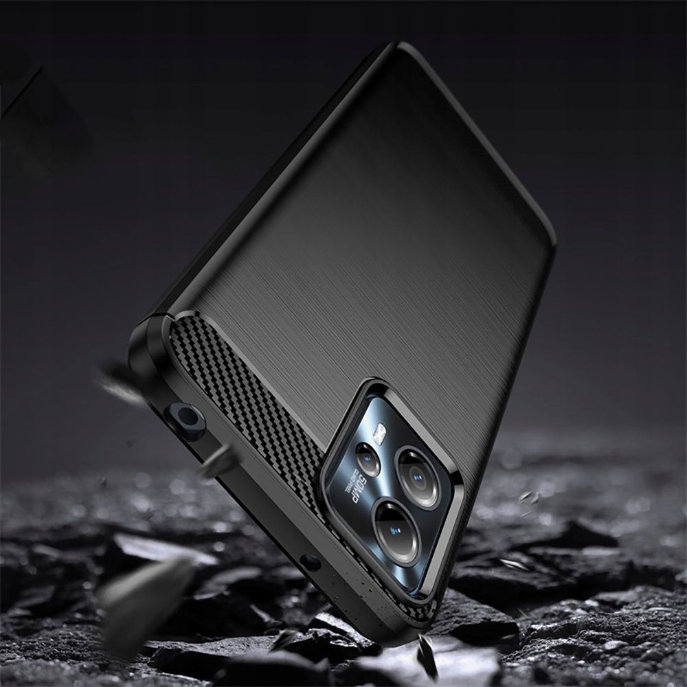 Pokrowiec Tech-Protect TpuCarbon czarny Motorola Moto G13 / 6