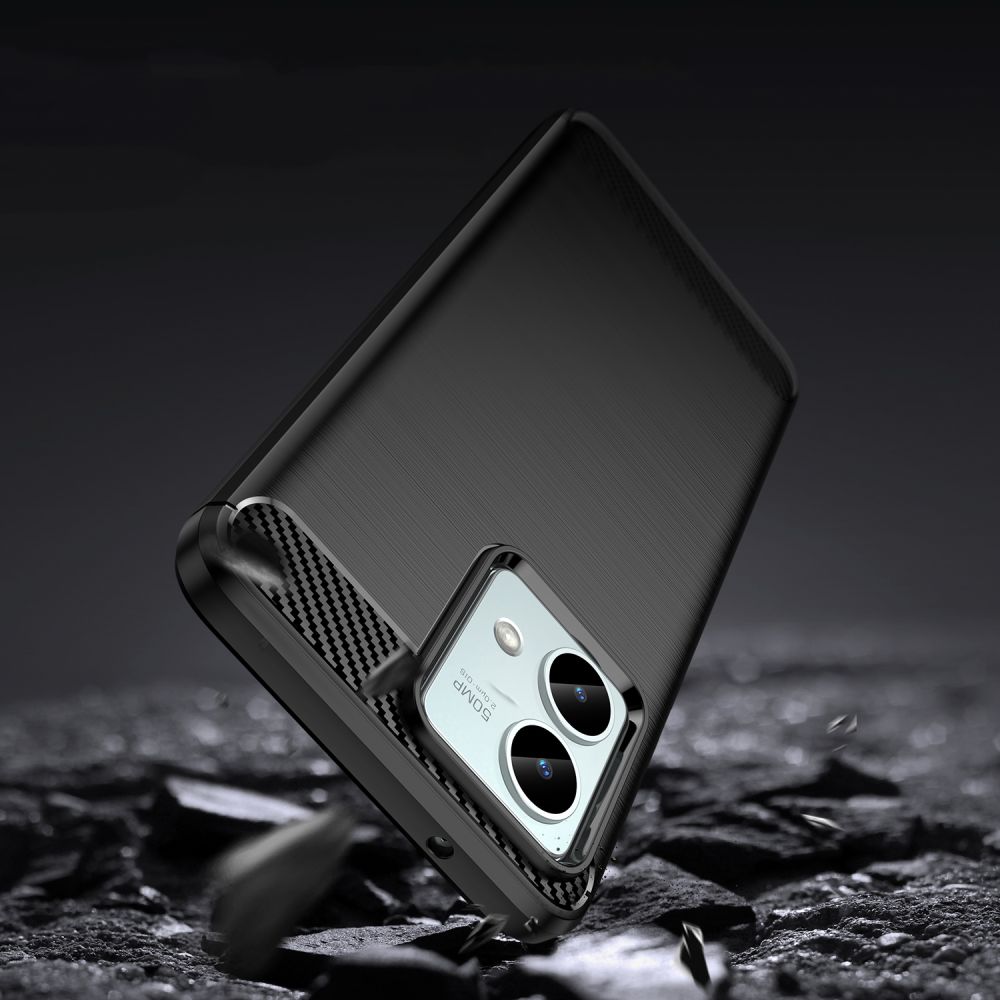 Pokrowiec Tech-Protect TpuCarbon czarny Motorola Moto G84 5G / 2