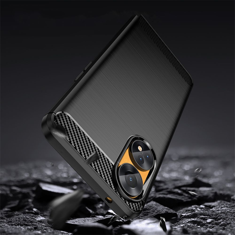 Pokrowiec Tech-Protect TpuCarbon czarny Oppo Reno 8T 4G / 4