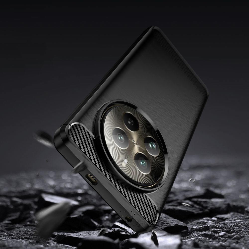 Pokrowiec Tech-Protect TpuCarbon czarny Realme 12 PRO 5G / 3