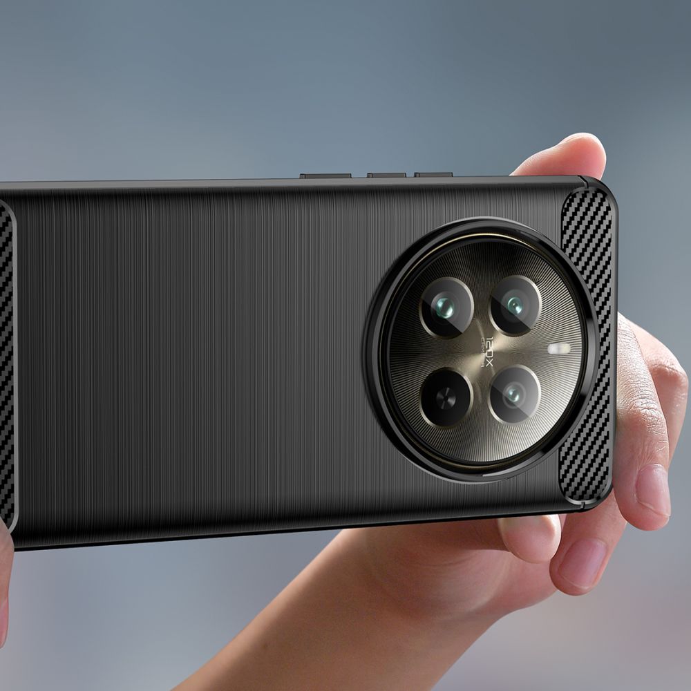 Pokrowiec Tech-Protect TpuCarbon czarny Realme 12 PRO 5G / 5