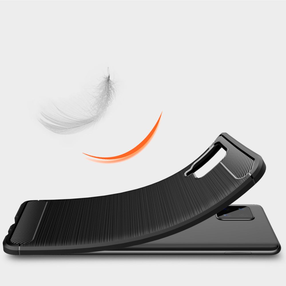 Pokrowiec Tech-Protect TpuCarbon czarny Samsung Galaxy A42 5G / 4 Pokrowiec Tech-Protect TpuCarbon czarny Samsung Galaxy A42 5G / 4