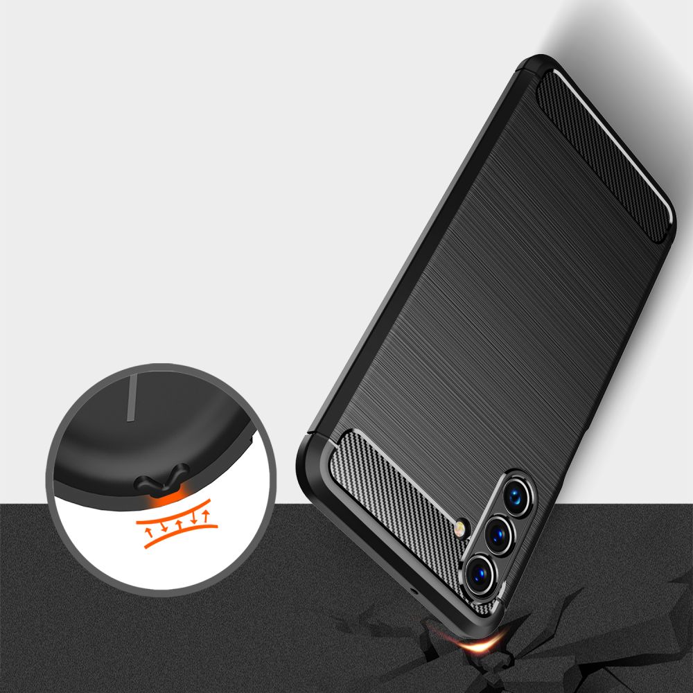 Pokrowiec Tech-Protect TpuCarbon czarny Samsung Galaxy A13 5G / 5