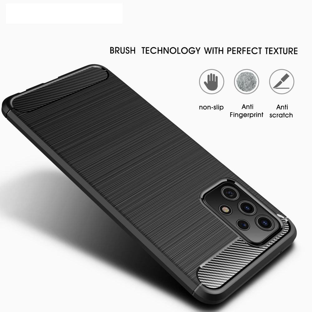 Pokrowiec Tech-Protect TpuCarbon czarny Samsung Galaxy A52s / 2