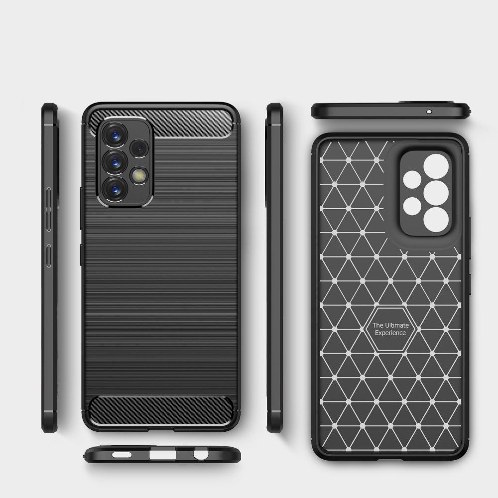 Pokrowiec Tech-Protect TpuCarbon czarny Samsung Galaxy A53 5G / 8