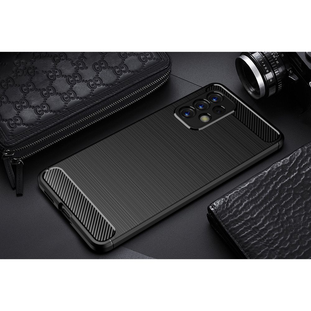Pokrowiec Tech-Protect TpuCarbon czarny Samsung Galaxy A53 5G / 9