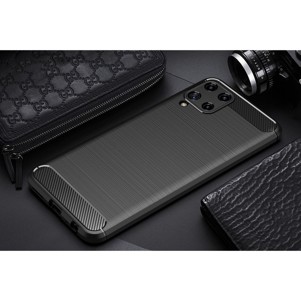 Pokrowiec Tech-Protect TpuCarbon czarny Samsung Galaxy M22 4G / 11 Pokrowiec Tech-Protect TpuCarbon czarny Samsung Galaxy M22 4G / 11