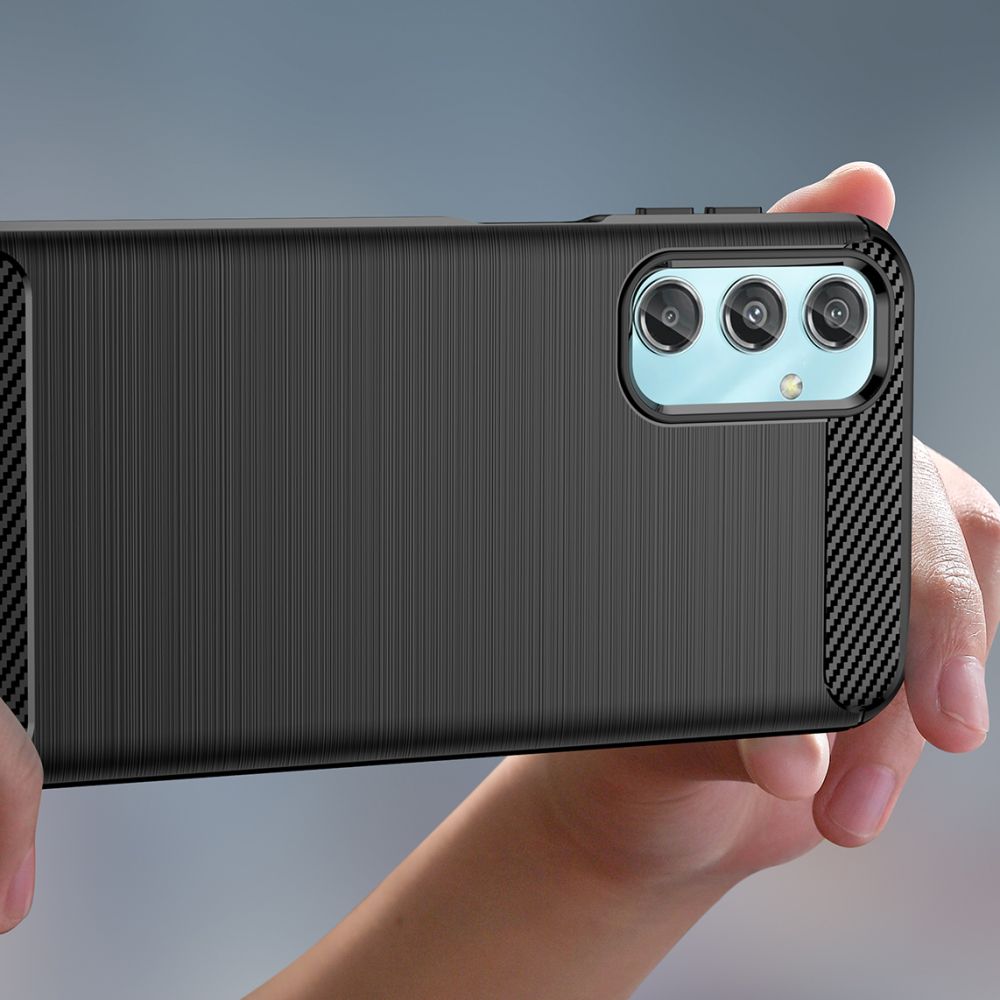 Pokrowiec Tech-Protect TpuCarbon czarny Samsung Galaxy M34 5G / 3 Pokrowiec Tech-Protect TpuCarbon czarny Samsung Galaxy M34 5G / 3
