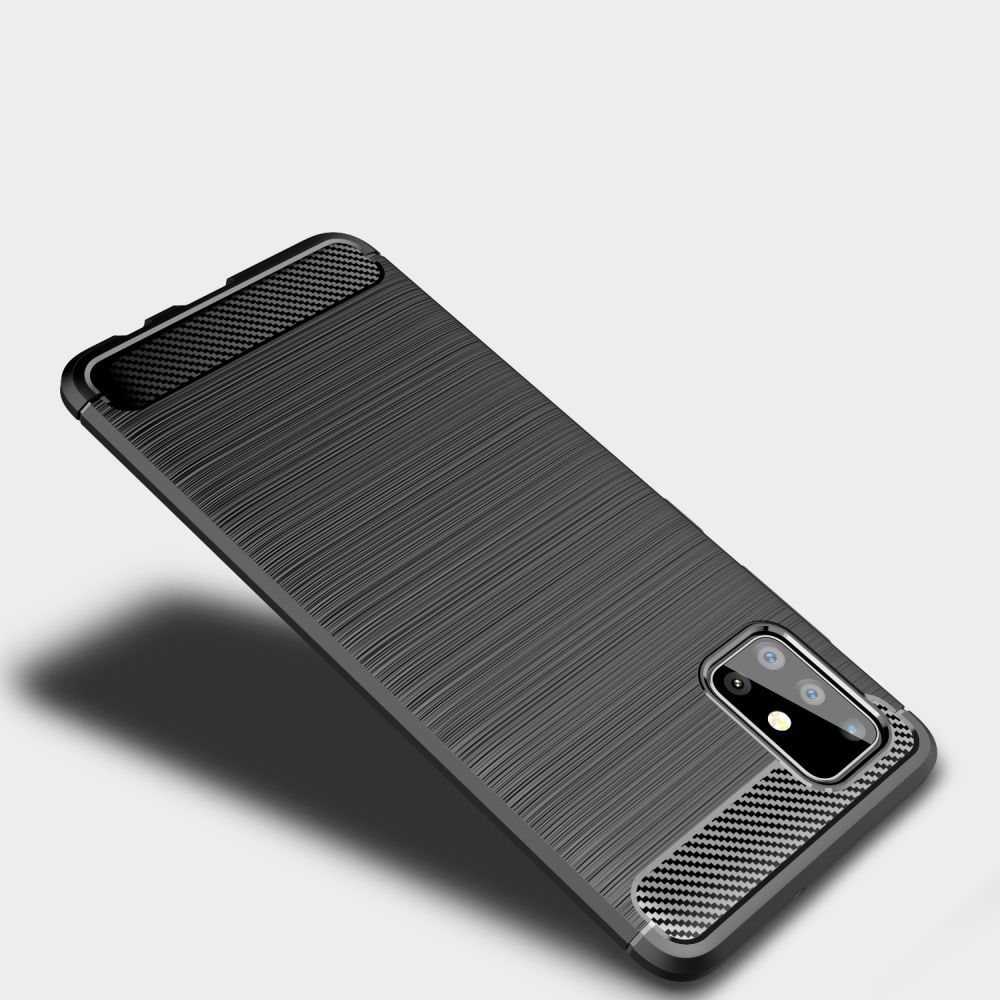 Pokrowiec Tech-Protect TpuCarbon czarny Samsung Galaxy M51 / 2