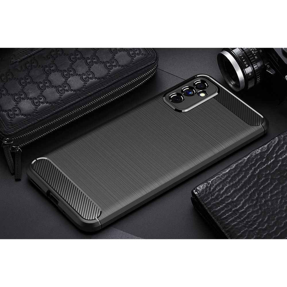 Pokrowiec Tech-Protect TpuCarbon czarny Samsung Galaxy M52 5G / 9