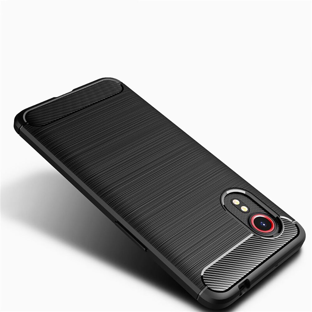 Pokrowiec Tech-Protect TpuCarbon czarny Samsung Galaxy Xcover 5 / 6