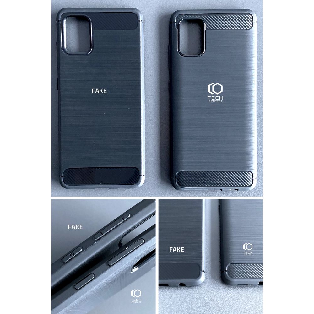 Pokrowiec Tech-Protect TpuCarbon czarny Xiaomi 12 Lite / 2
