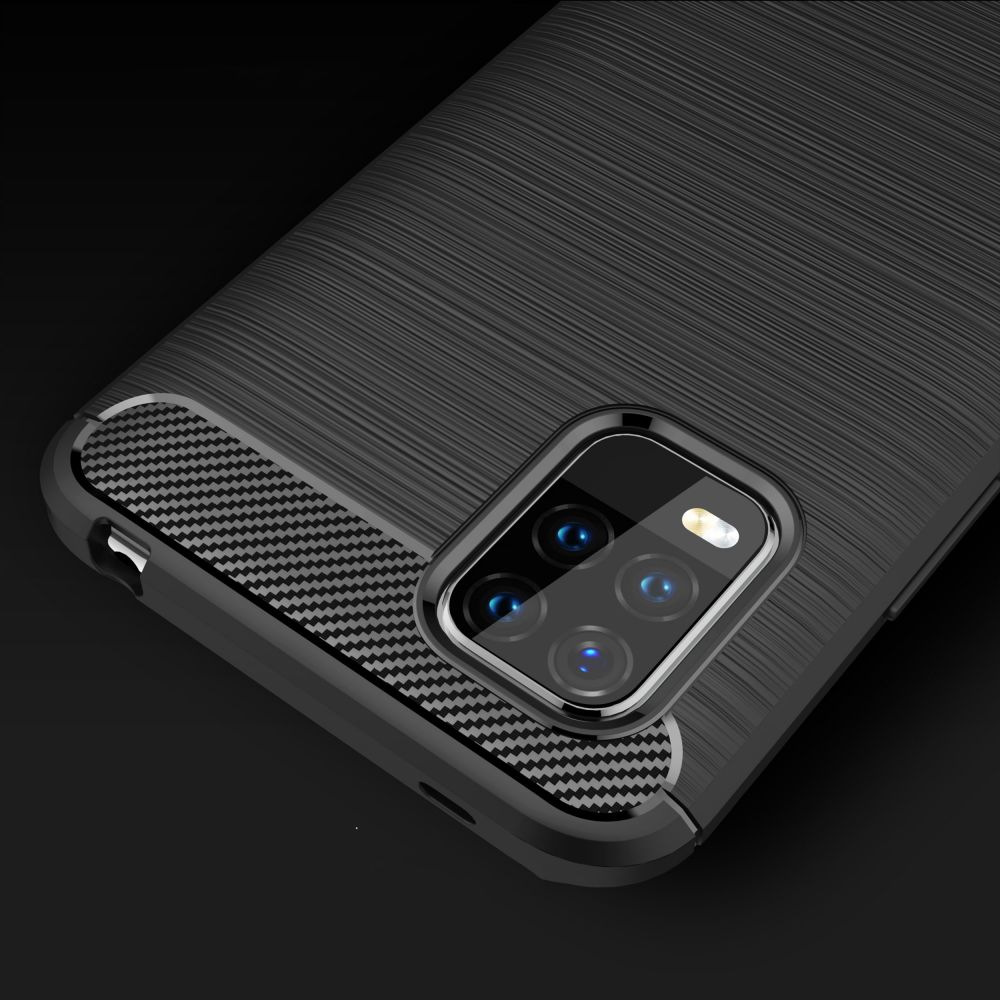 Pokrowiec Tech-Protect TpuCarbon czarny Xiaomi Mi 10 Lite / 3