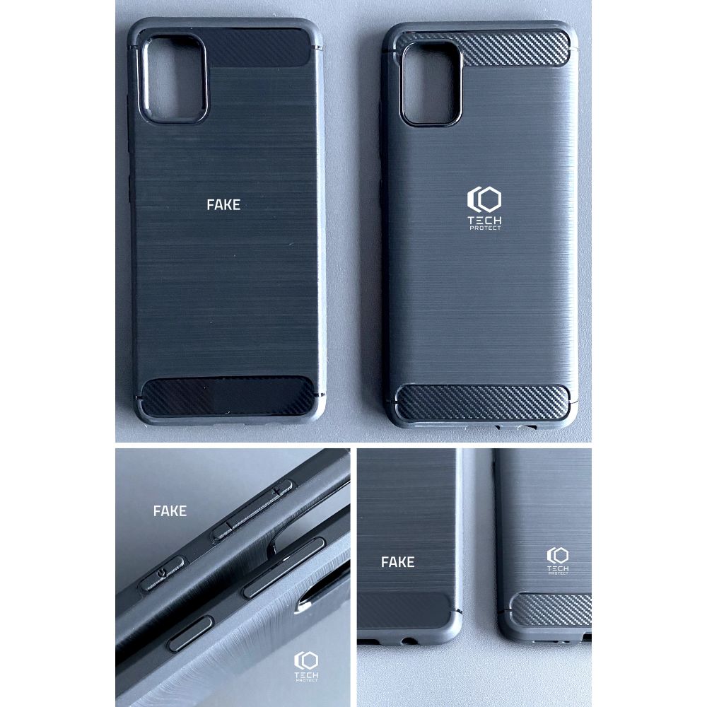 Pokrowiec Tech-Protect TpuCarbon czarny Xiaomi Mi 10T Pro / 6