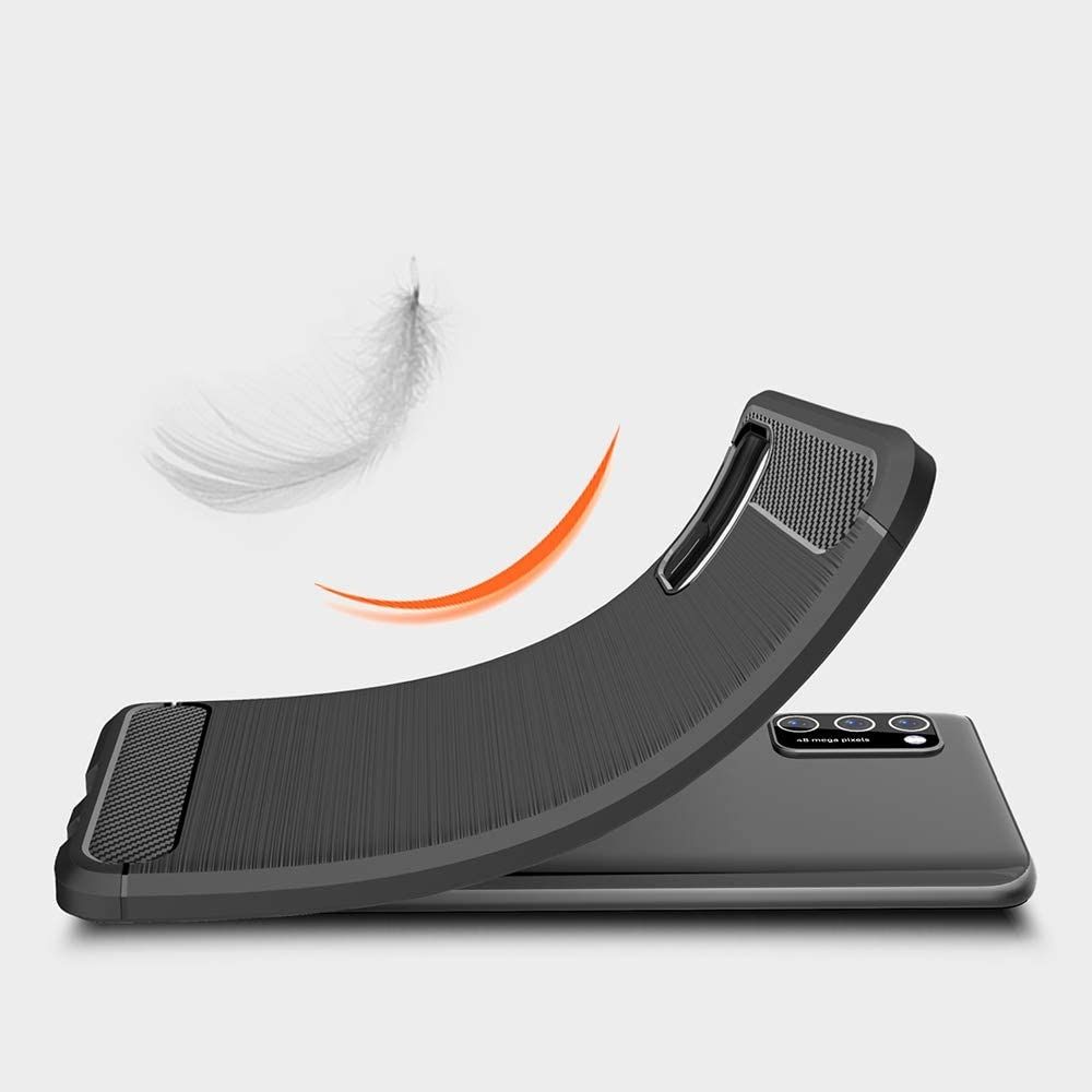 Pokrowiec Tech-Protect TpuCarbon czarny Xiaomi POCO M3 / 8