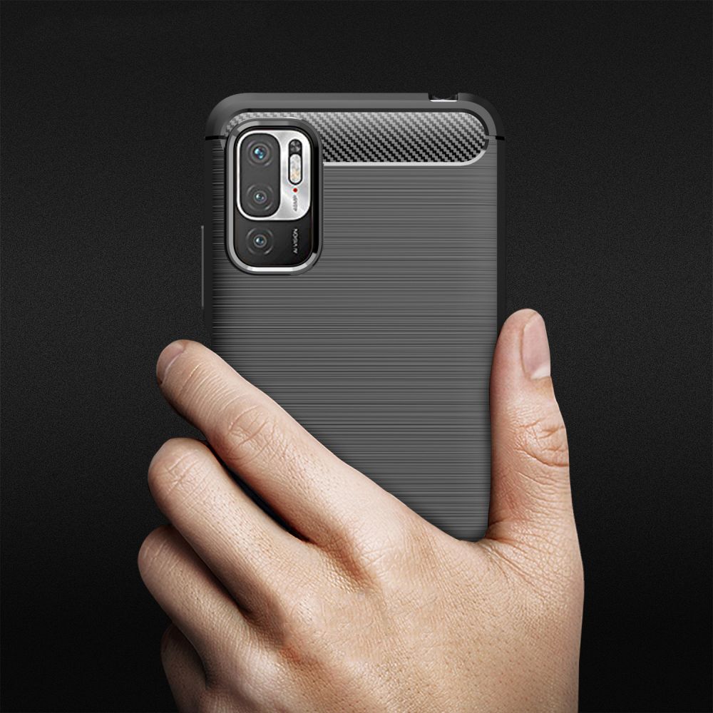 Pokrowiec Tech-Protect TpuCarbon czarny Xiaomi POCO M3 Pro 5G / 6 Pokrowiec Tech-Protect TpuCarbon czarny Xiaomi POCO M3 Pro 5G / 6