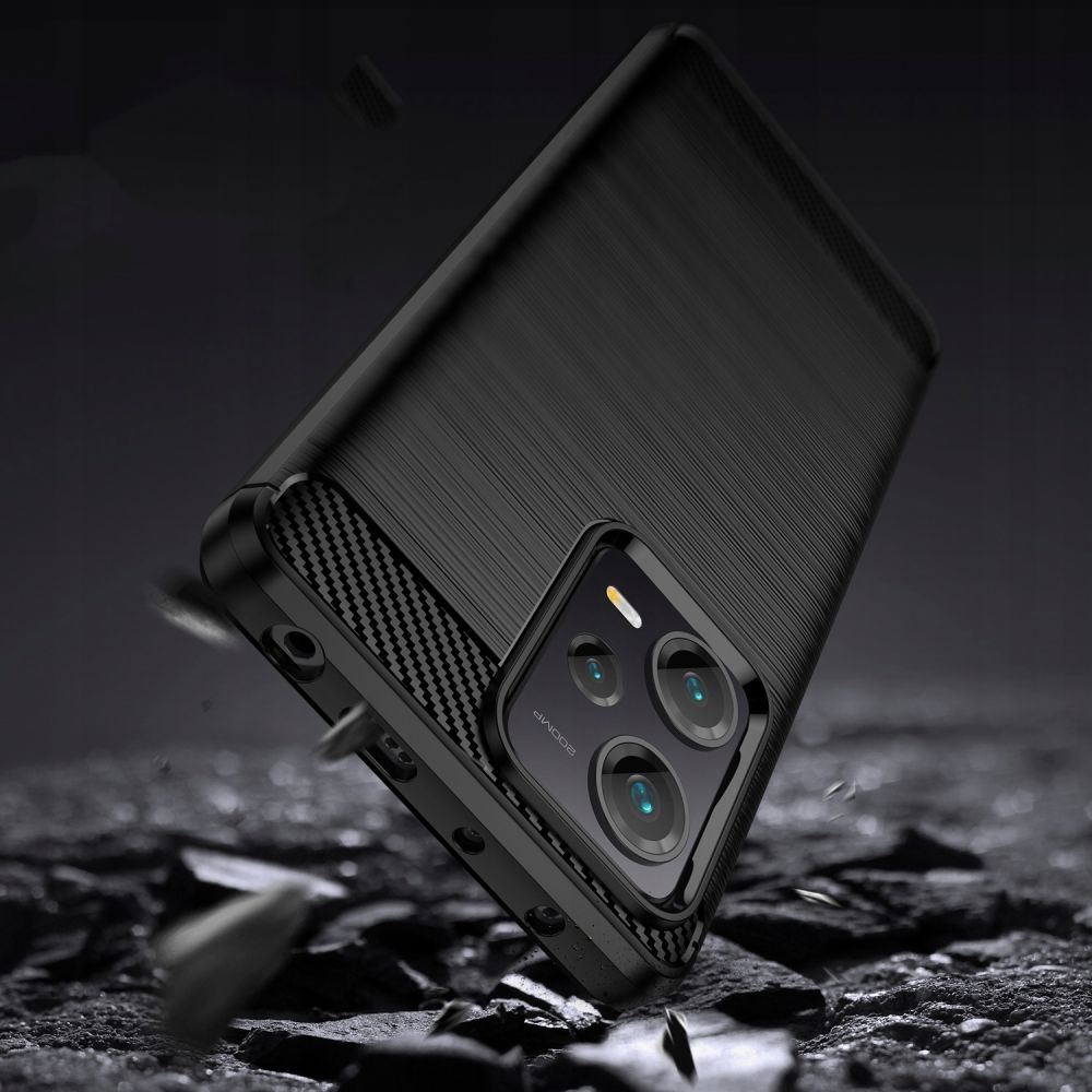 Pokrowiec Tech-Protect TpuCarbon czarny Xiaomi Poco X5 5G / 4