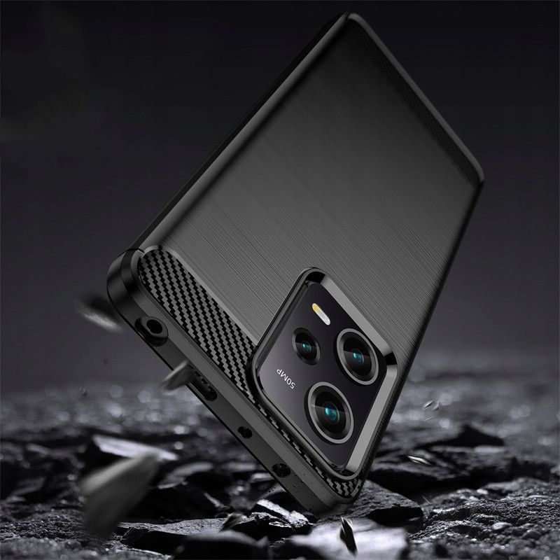Pokrowiec Tech-Protect TpuCarbon czarny Xiaomi Poco X5 Pro 5G / 4