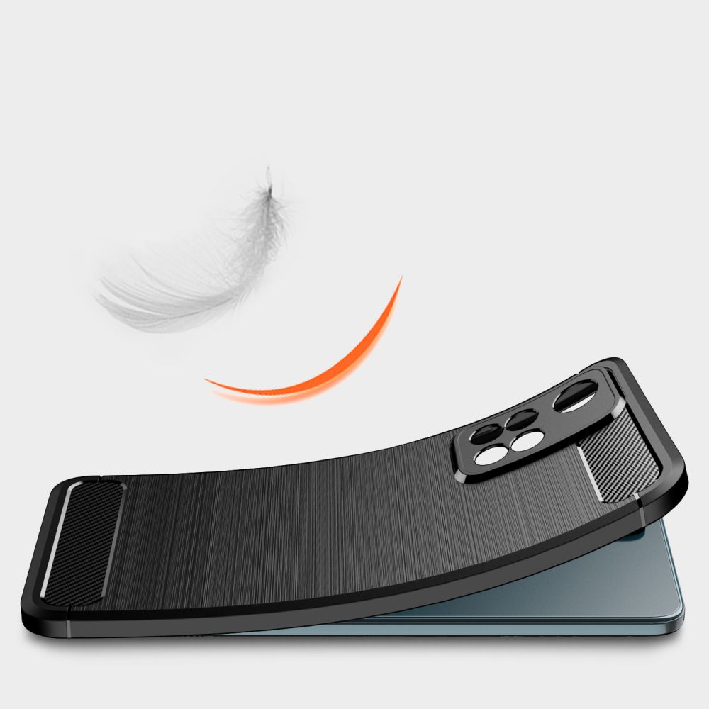Pokrowiec Tech-Protect TpuCarbon czarny Xiaomi Redmi Note 11 Pro+ 5G / 8