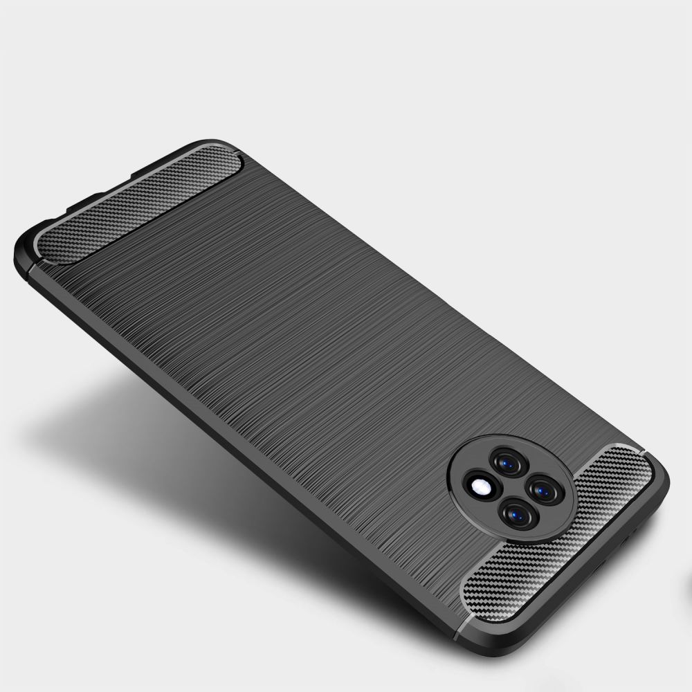 Pokrowiec Tech-Protect TpuCarbon czarny Xiaomi Redmi Note 9T 5G / 2