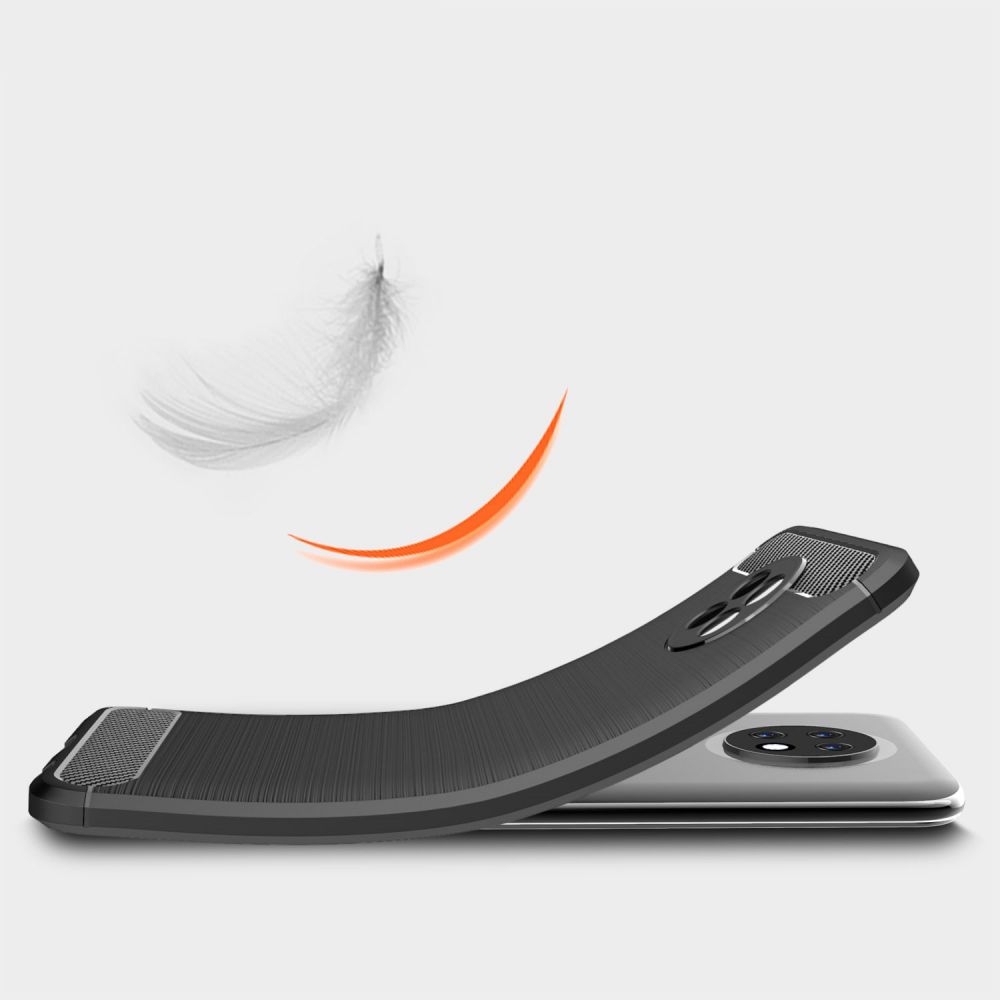 Pokrowiec Tech-Protect TpuCarbon czarny Xiaomi Redmi Note 9T 5G / 5