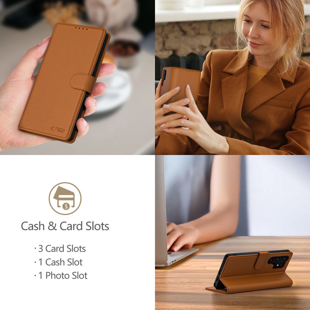 Pokrowiec Tech-protect Wallet Apple iPhone 16e / 4 Pokrowiec Tech-protect Wallet Apple iPhone 16e / 4