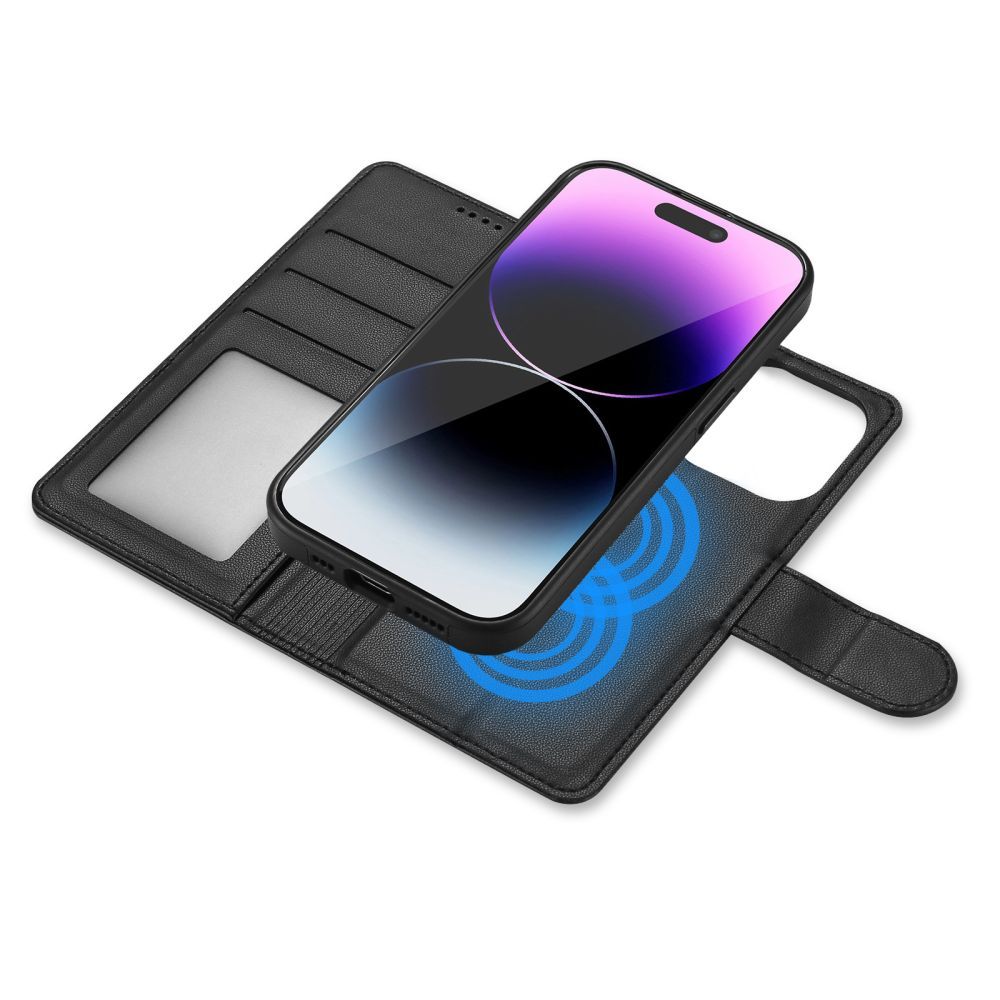 Pokrowiec Tech-protect Wallet czarny Apple iPhone 15 Pro / 3