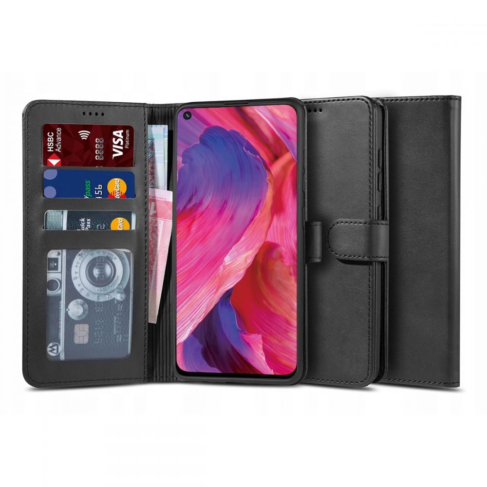 Pokrowiec Tech-protect Wallet czarny Oppo A54 5G