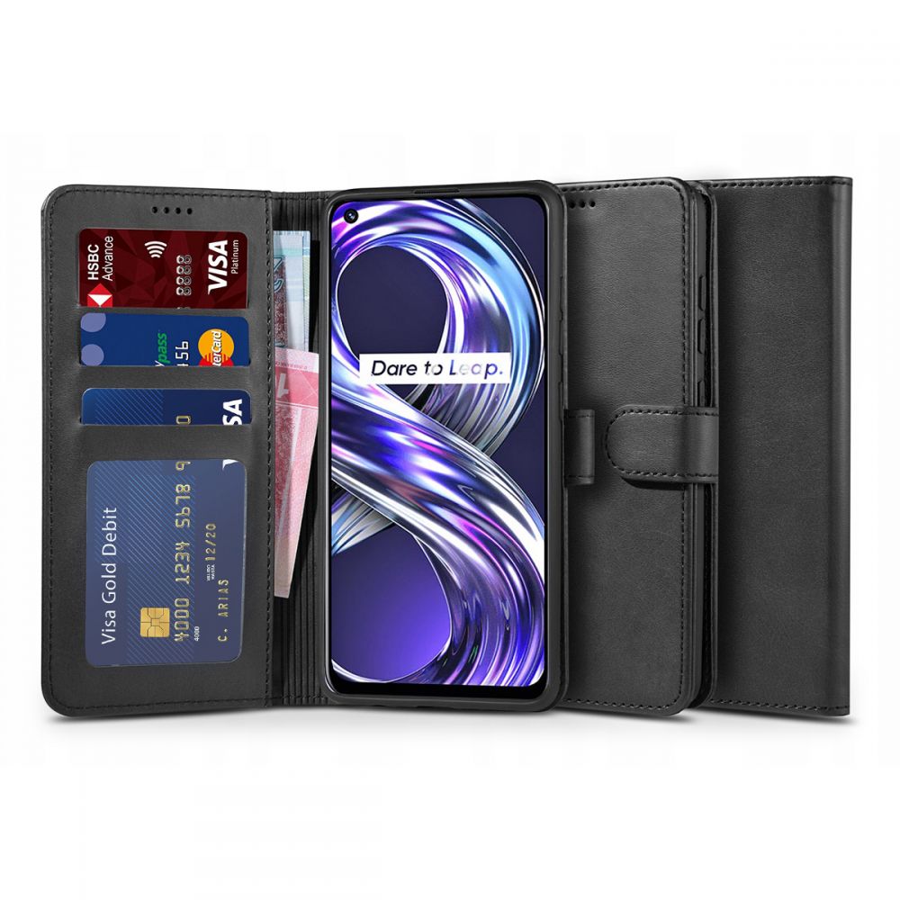 Pokrowiec Tech-protect Wallet czarny Realme 8i