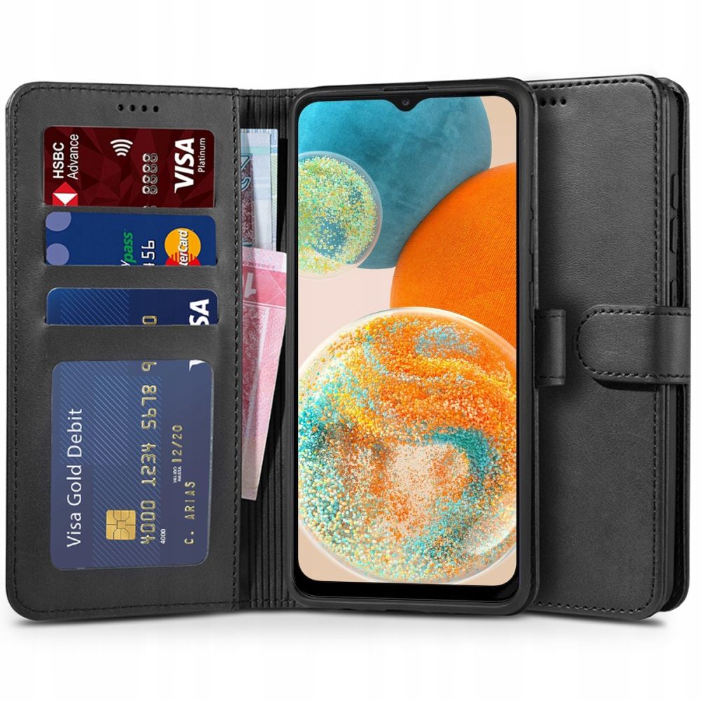 Pokrowiec Tech-protect Wallet czarny Samsung Galaxy A23 5G