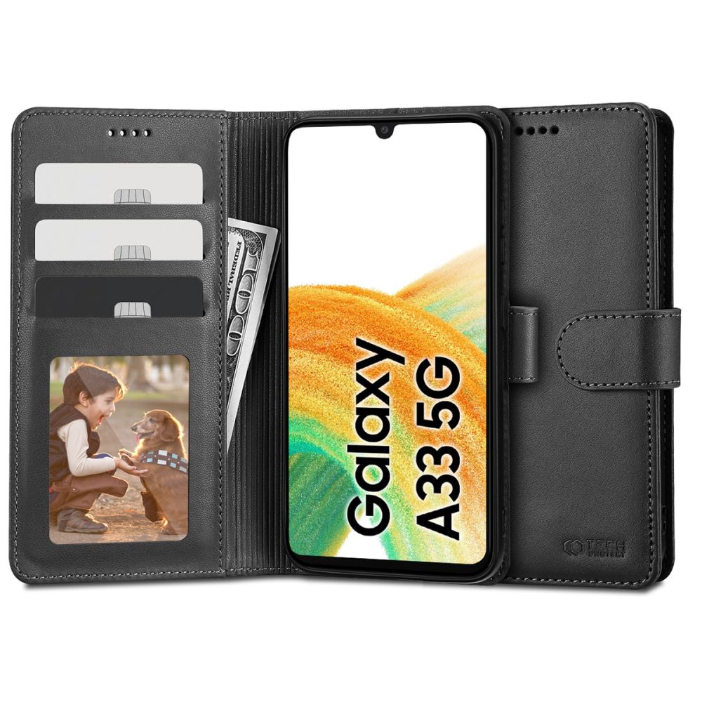 Pokrowiec Tech-protect Wallet czarny Samsung Galaxy A33 5G Pokrowiec Tech-protect Wallet czarny Samsung Galaxy A33 5G