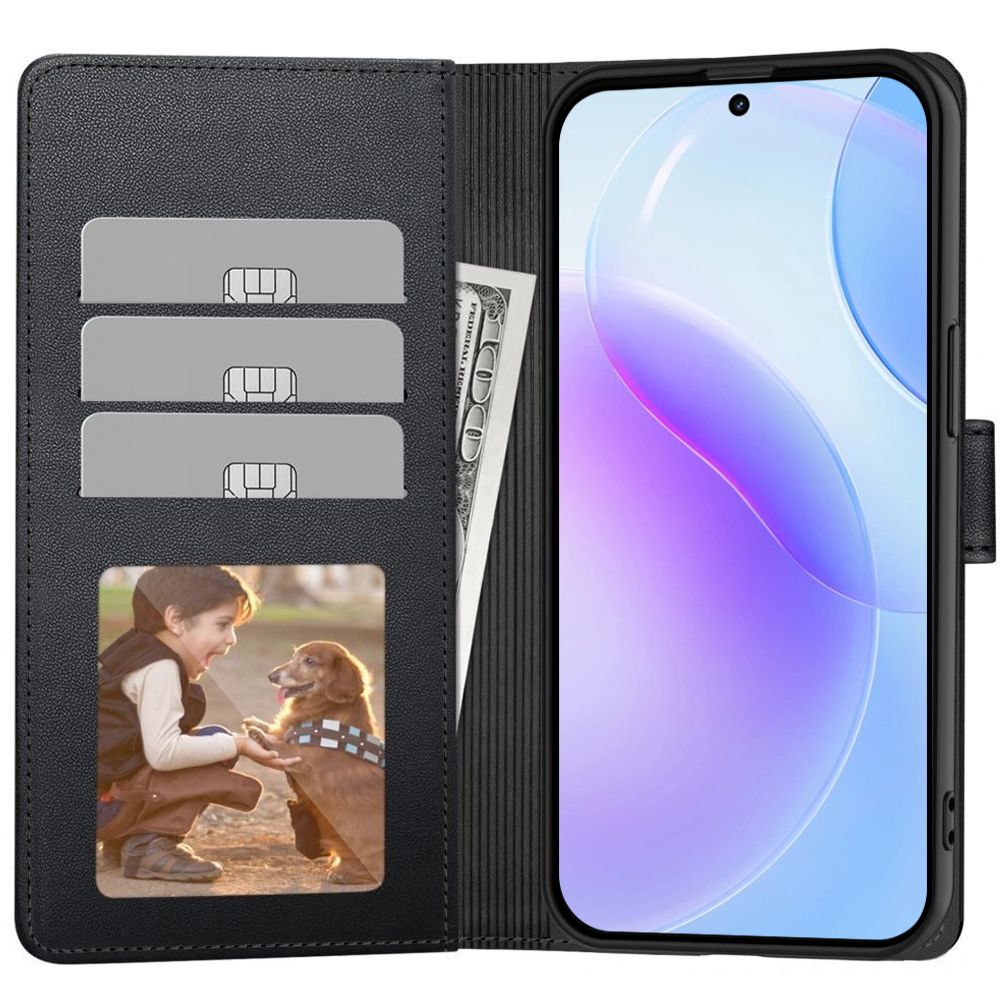 Pokrowiec Tech-protect Wallet czarny Samsung Galaxy A56 5G / 9