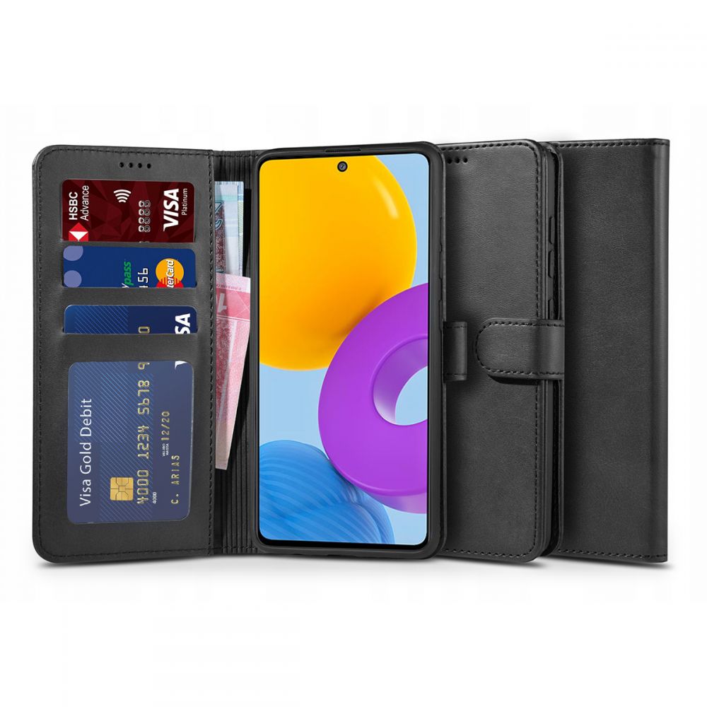 Pokrowiec Tech-protect Wallet czarny Samsung Galaxy M52 5G