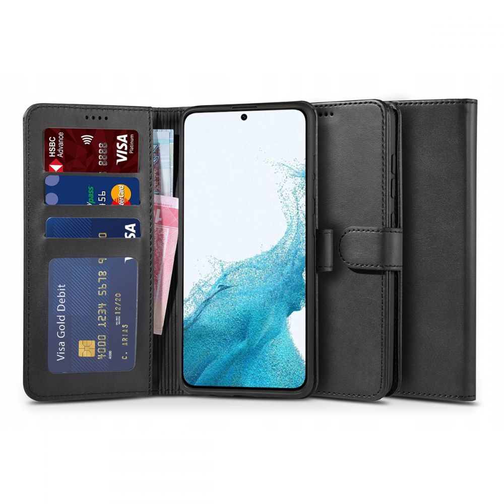 Pokrowiec Tech-protect Wallet czarny Samsung Galaxy S22