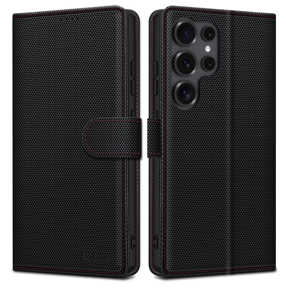 Pokrowiec Tech-protect Wallet czarny Samsung Galaxy S25 Ultra